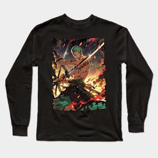 RORONOA ZORO MERCH VTG Long Sleeve T-Shirt